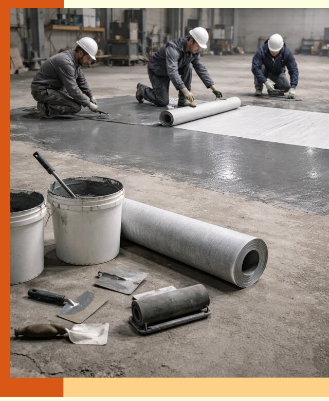 Гидроизоляция промышленного пола в Скопине — защита и долговечность