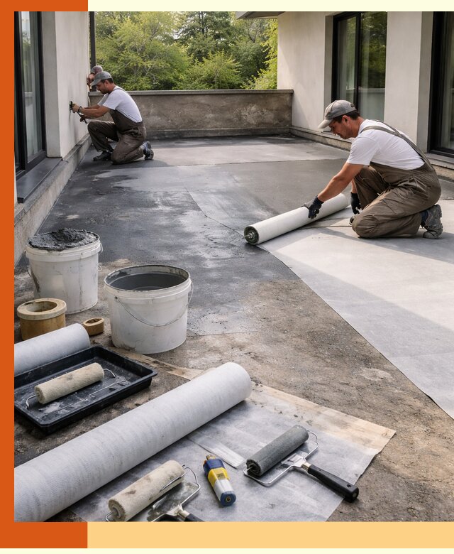 Гидроизоляция террасы в Скопине — надежная защита от влаги и протечек