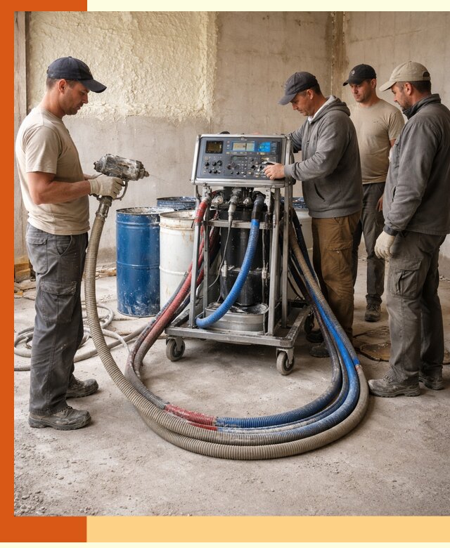 Аренда установки для напыления ППУ в Скопине на выгодных условиях